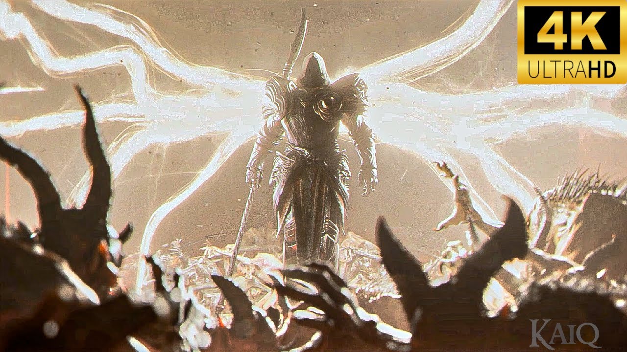 DIABLO 4 Inarius Destroys Everyone Cinematic Cutscene 4K ULTRA HD - YouTube