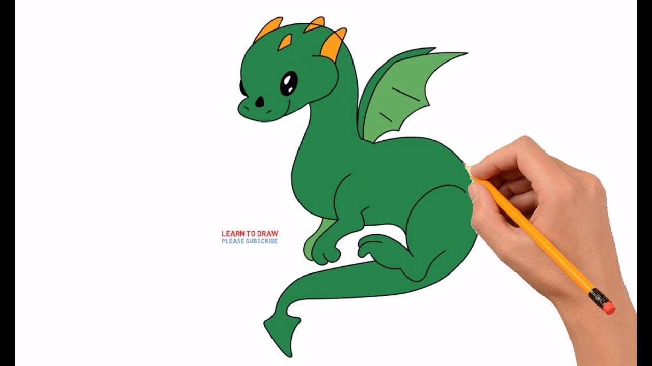 The Best 22 Easy Adorable Cute Dragon Drawings - factsomeonecolor