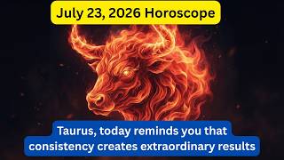 *Taurus ♉ July 23, 2026 Horoscope | A Smart Choice Today Could Lead To Long-Term Success