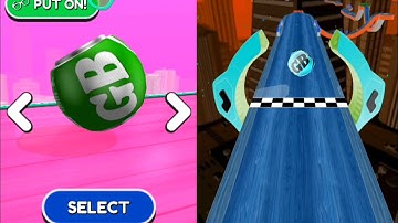 Going Ball  vs Reverse Speed Run   Walkthrough ,iOS Android Colour Ball Run New Update (part : 399 )