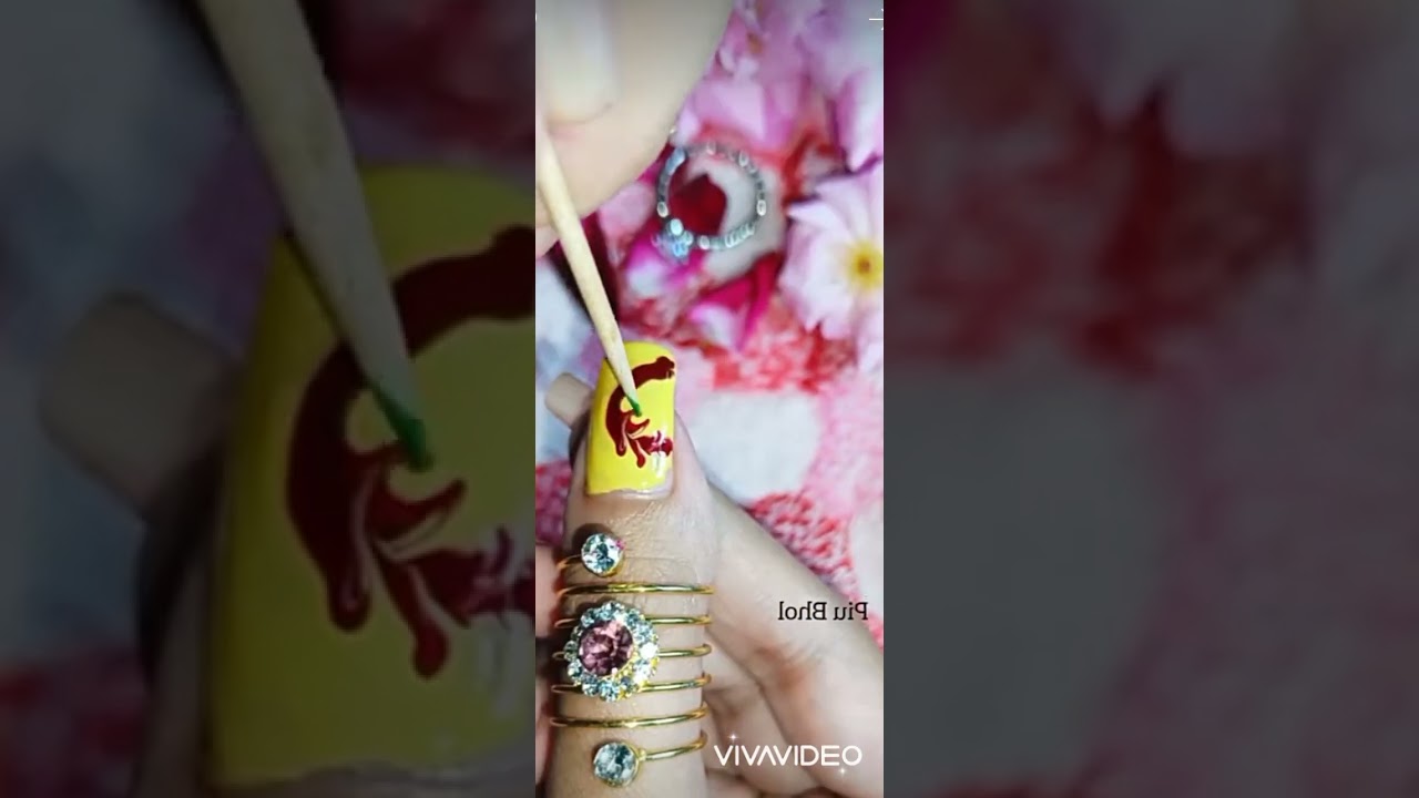 simple nailart shorts/nailart design 