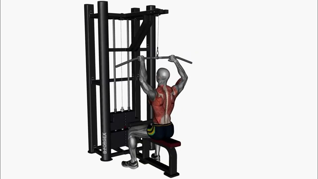 Overhand Grip Plate Loaded Lat Pulldown YavaFit YouTube