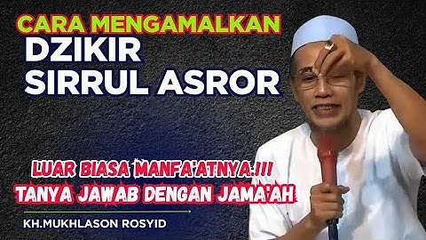 💥CARA MENGAMALKAN DZIKIR SIRRUL ASROR💥KH.MUKHLASON ROSYID #gusmukhlason #tauhid #hakikat #shorts