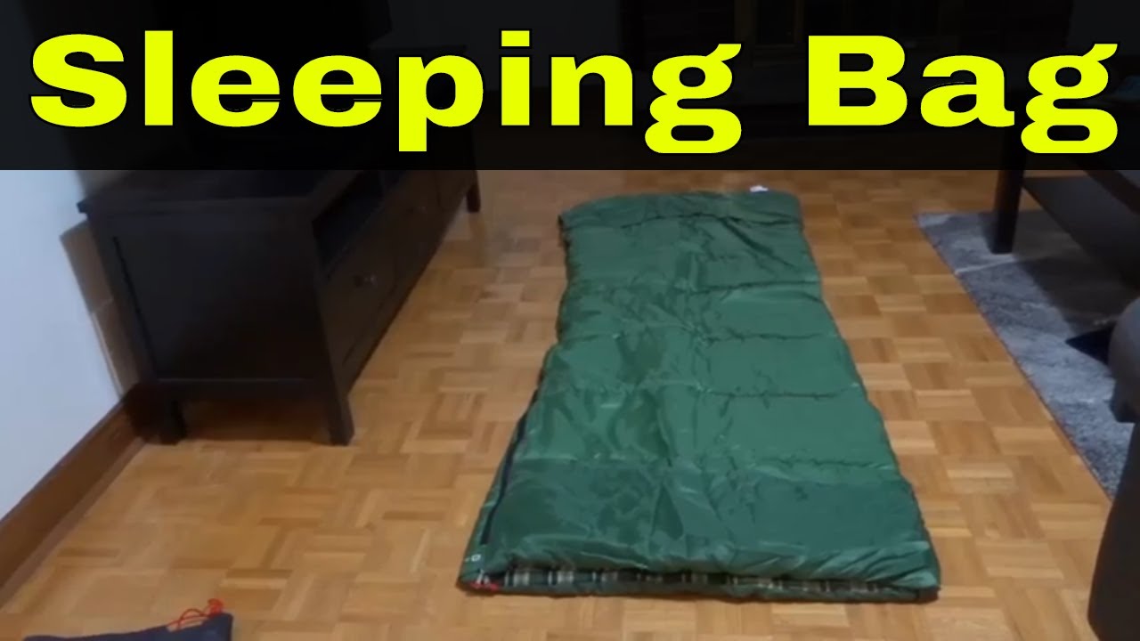 How To Fold And Roll Up A Sleeping Bag-Easy Tutorial 