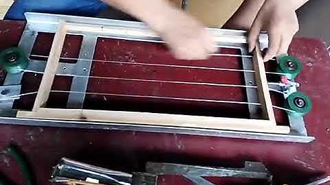 How to wire the bee frames