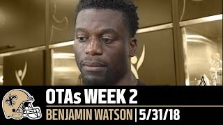 Benjamin Watson, "It's about building our identity for this year" | 2018 OTAs
