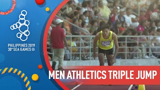 SEA GAMES 2019 HIGHLIGHTS - Muhammad Hakimi Ismail won Gold (MAS) - Men Athletics Triple Jump