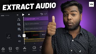 How to Extract Audio in VN App & Set Audio on Other Video screenshot 4