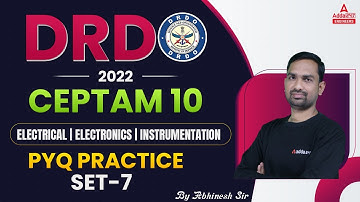 DRDO CEPTAM 10 Previous Year Question Paper #7 | DRDO EE/EC/IN Engineering | DRDO CEPTAM 10 2022