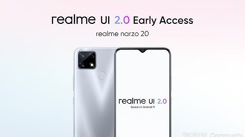 realme Narzo 20 realme UI 2.0 Update Rollout | realme Narzo 20 Android 11 Update Rollout ~ RJ 😀❤️