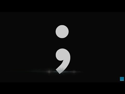 Semicolon becomes strength symbol