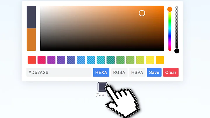 How To Add a Color Picker to your Website using Pickr Javascript Library