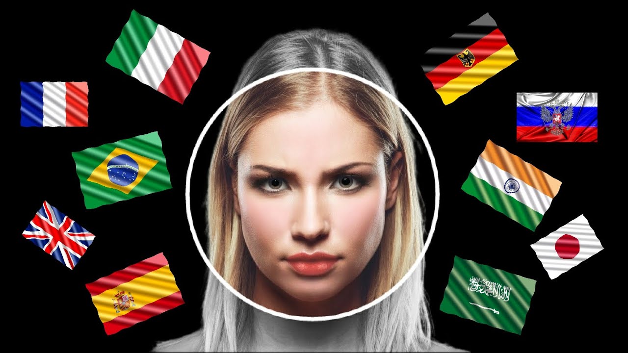 Las partes de la CARA en 10 idiomas!! (Ojos, nariz, boca, dientes