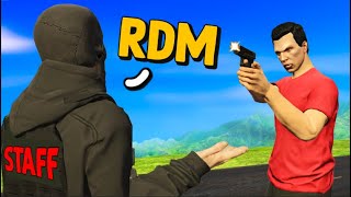 Dealing with the WORST RDM in GTA RP... (FiveM Staffing)