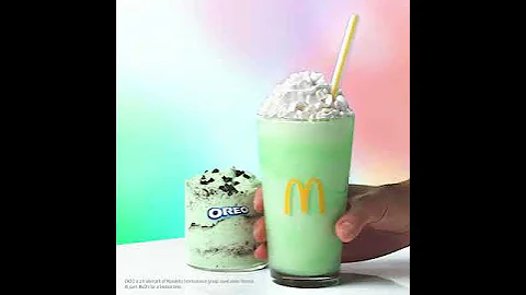 McDonald’s has announced it’s Shamrock Shake & Oreo Shamrock McFlurry