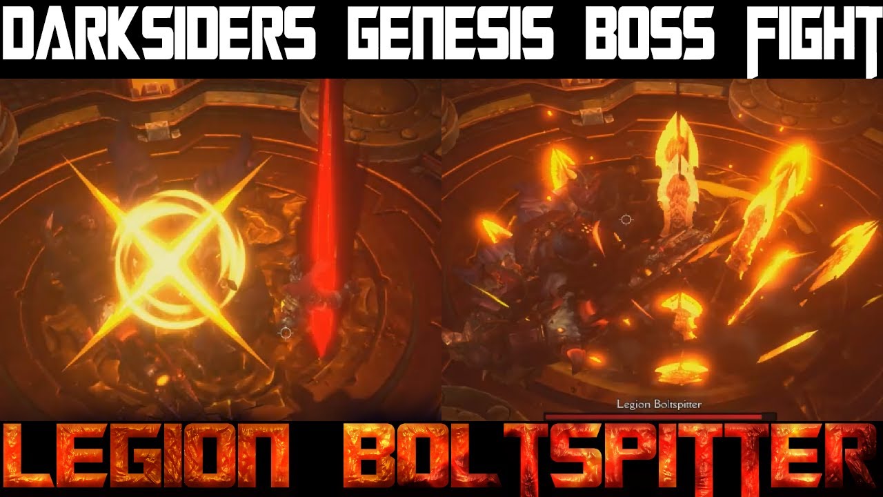 Darksiders genesis 3-2, Inferno vault, Easiest Legion Boltspitter Boss fight