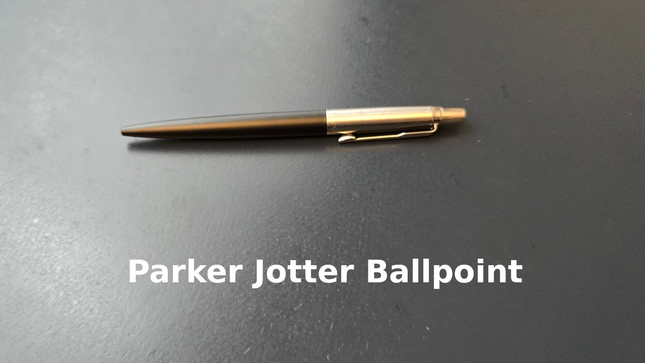 Обзор шариковой ручки Parker Jotter (Bond Street Black)