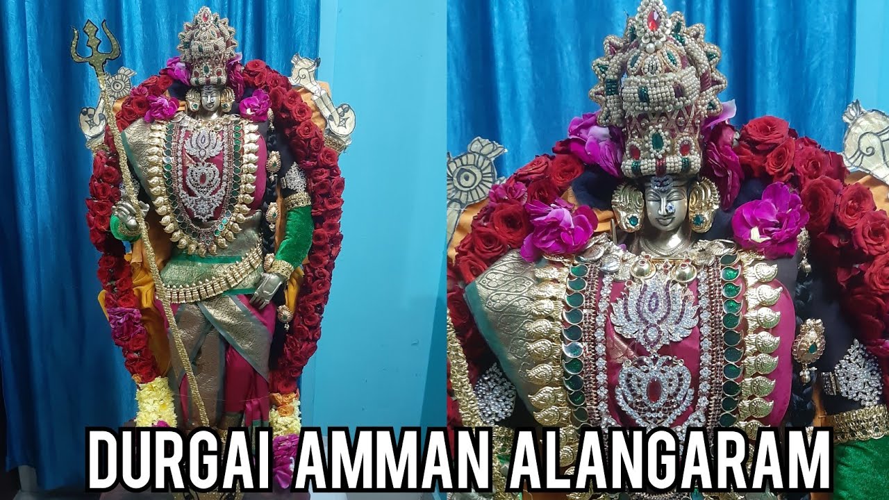 How to do Durgai amman alangaram  with hastham patham