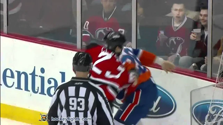 Zenon Konopka vs David Clarkson Mar 30, 2011