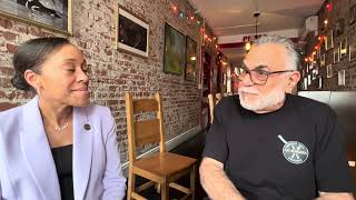 Pizzeria La Rosa New Rochelle with AJ Cohen Mayor Yadira Ramos-Herbert