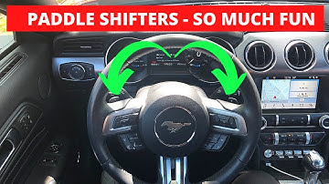 Paddle Shifters Tutorial: How to Use Paddle Shifters On Mustang - EASY!