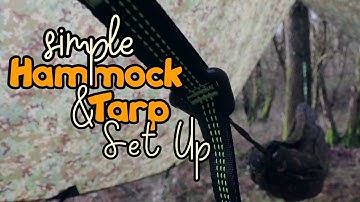 Simple Hammock and Tarp Set Up - DD Frontline Hammock