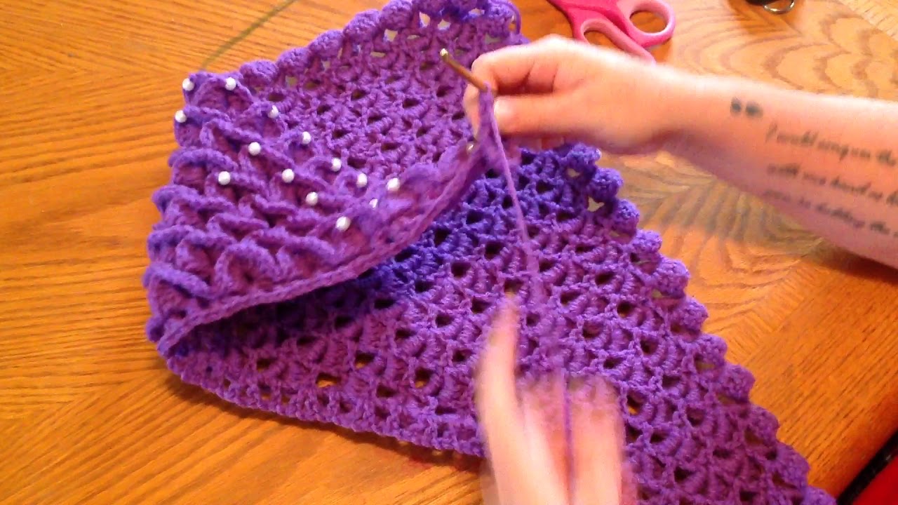 How to crochet a crocodile stitch YouTube