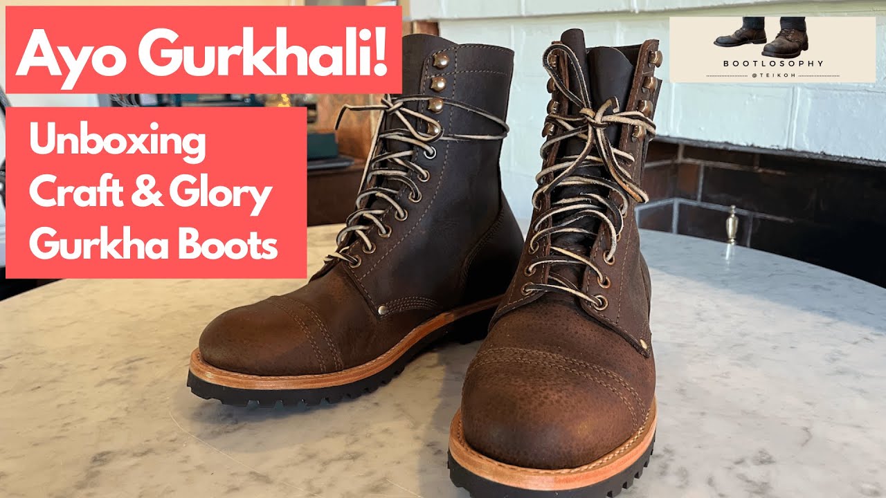 Unboxing Craft & Glory’s 8” Gurkha Combat Boots