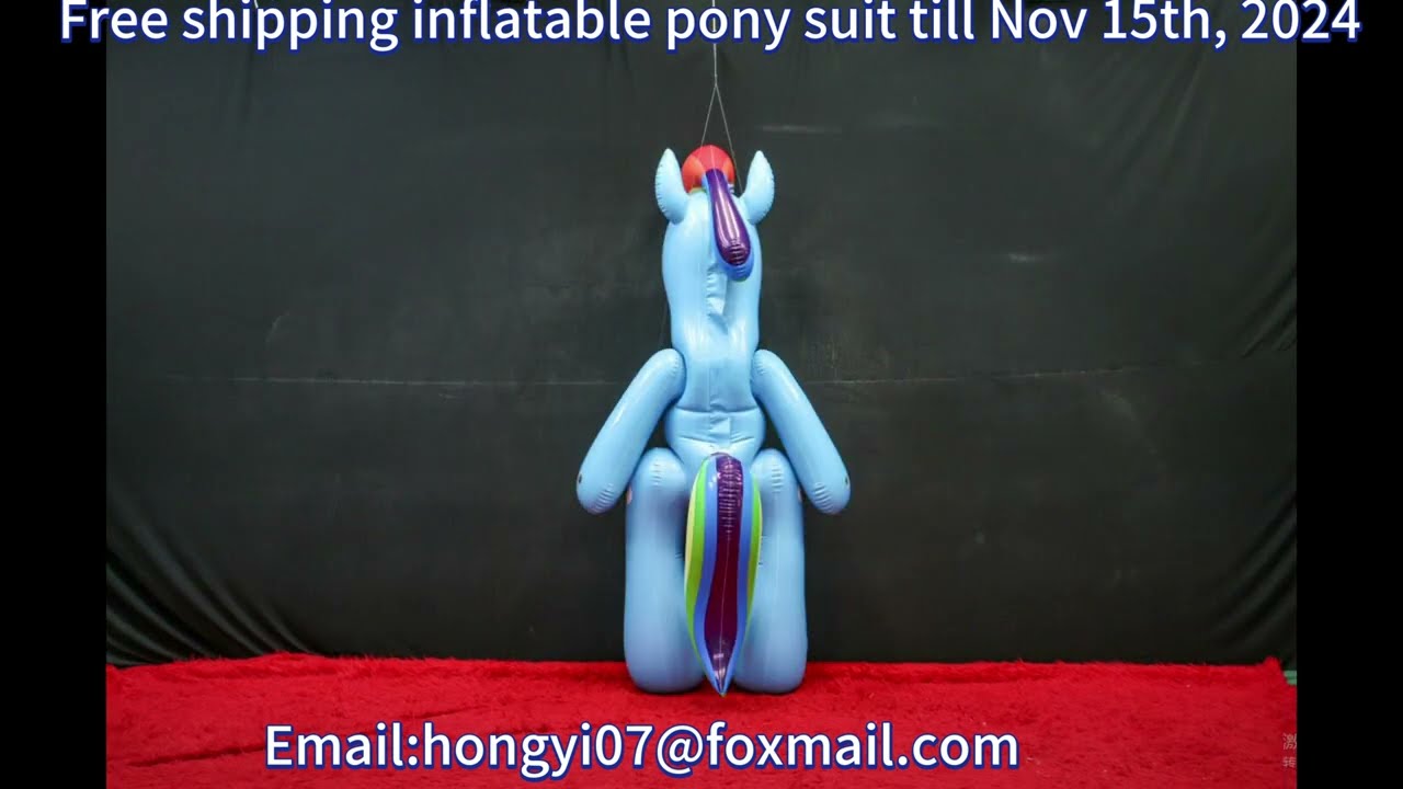 My little pony custom inflatable pony suit