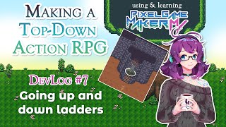 Programming LADDERS with automatic movement in PGM | Pixel Game Maker MV Devlog [7]