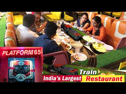 India's Largest Train Track Restaurant Kukatpally Hyderabad Platform 65 Amazing Food Zone