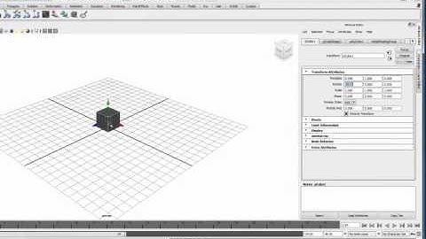 Maya Course I Ch 05 V 03 Create an Object
