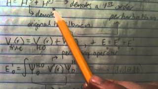 P Chem Perturbation Theory, Hartree Fock-9