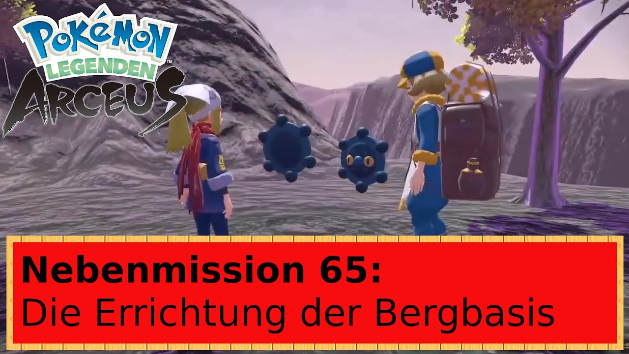 Die Errichtung Der Eisgipfel Basis Arceus Pokémon-Legenden Arceus: Die Errichtung der Bergbasis (Nebenmission 65