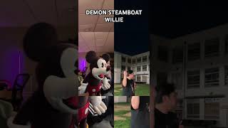 Minnie Hurts Demon Steamboat Willie