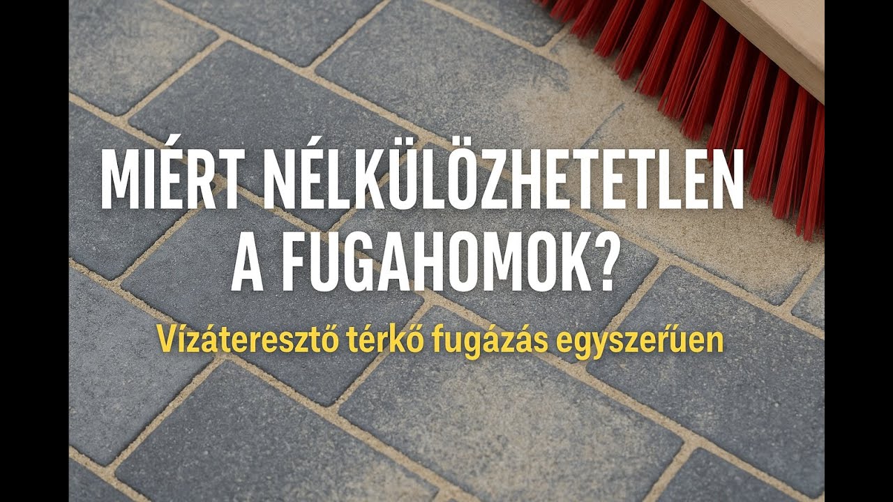 Mitől lesz stabil a térköved  - A válasz a fugahomokban rejlik