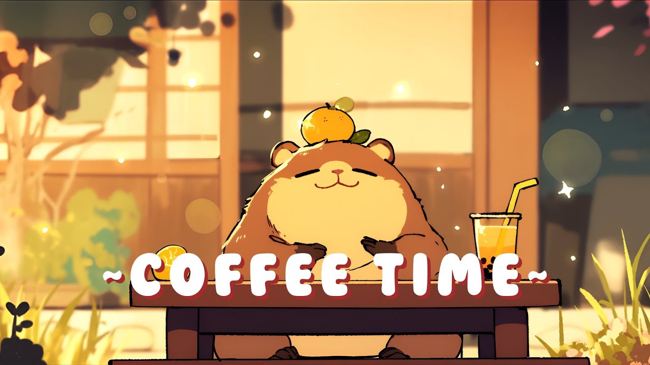 Capybara Music Channel - Ambient Study Beats Mix ~ Calm Energy ~ 🌸 ☕ | Study Aid