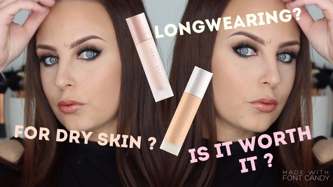 FENTY BEAUTY REVIEW !! // Works for DRY skin??? YouTube