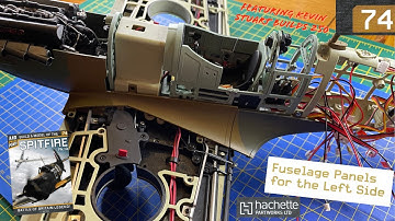 Build a Spitfire Mk1A - Issue 74. A 1/18 Scale model aircraft build by Hachette PartWorks Ltd