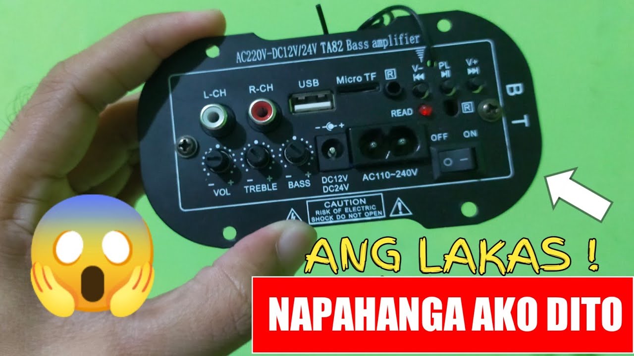 AC DC Hifi Bass Amplifier TA82 Soundtest REVIEW & SOUNDTEST ...