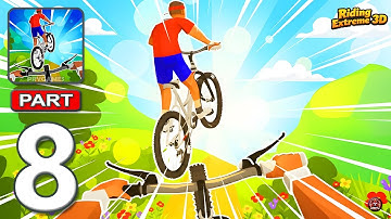 Riding Extreme 3D - Gameplay Walkthrough Part 8 - Mountain Peaks Bike Riding (Android, iOS)