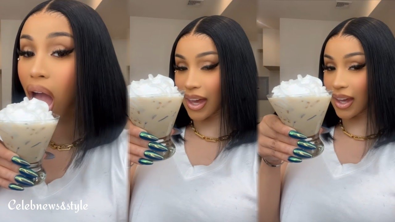 CARDI B TRIES THE KING CAKE WHIPSHOT