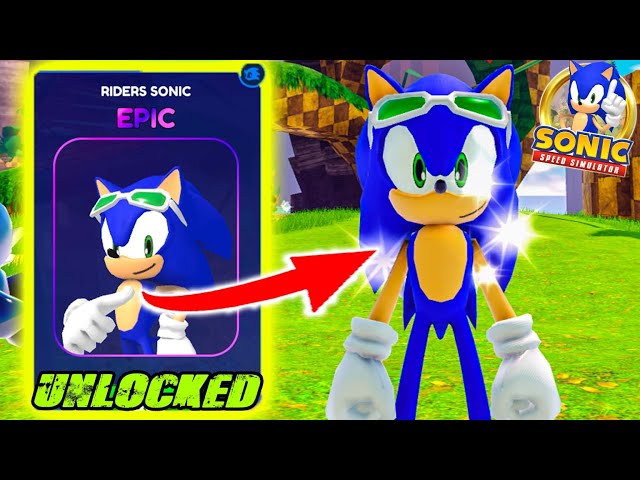Becoming Sonic And Rider Sonic In Roblox Sonic Speed Simulator 