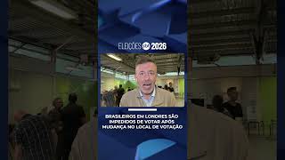 Brasileiros em Londres são impedidos de votar após alteração | #SBTNews
