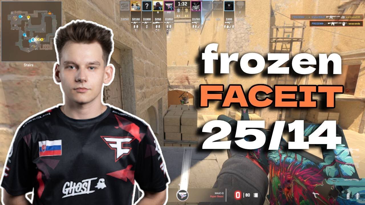 FaZe frozen 25/14 (Mirage) FACEIT June 27, 2024 | CS2 POV - YouTube