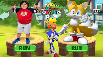 Tag with Ryan vs Sonic Dash - Tails Sonic New Character Update All Characters Unlocked All Costumes