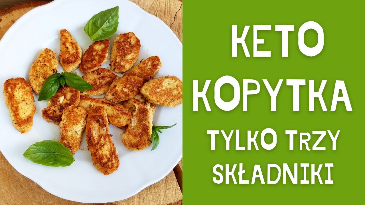Keto kopytka TYLKO TRZY SKŁADNIKI bez babki jajowatej
