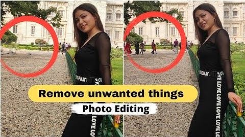 How to remove unwanted things from photo editing tutorial | delete object in picture | remover app