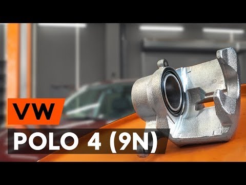 How to change front brake caliper on VW POLO 4 (9N)