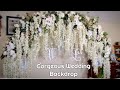 DIY Georgeous 10 ft Wedding/Event Floral Decor/Photo Backdrop